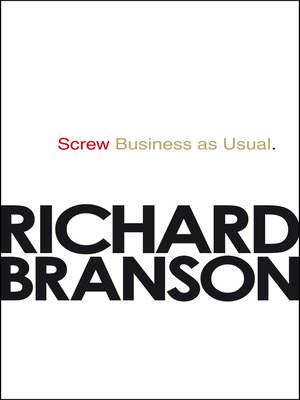 cover image of Screw Business as Usual